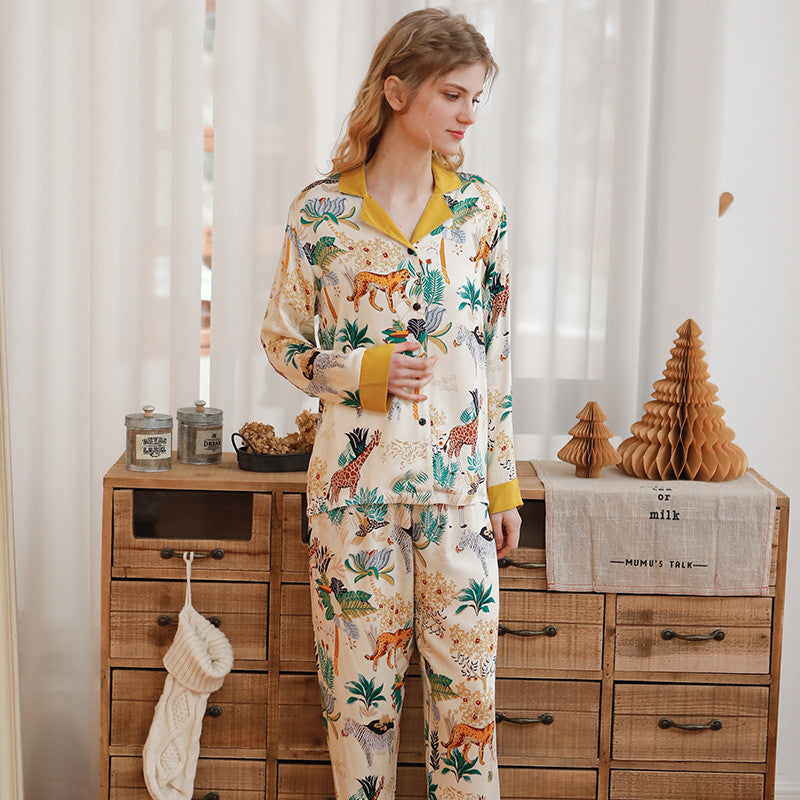 Rayon Tribute Mori Mirror Two-Tone Loungewear Set