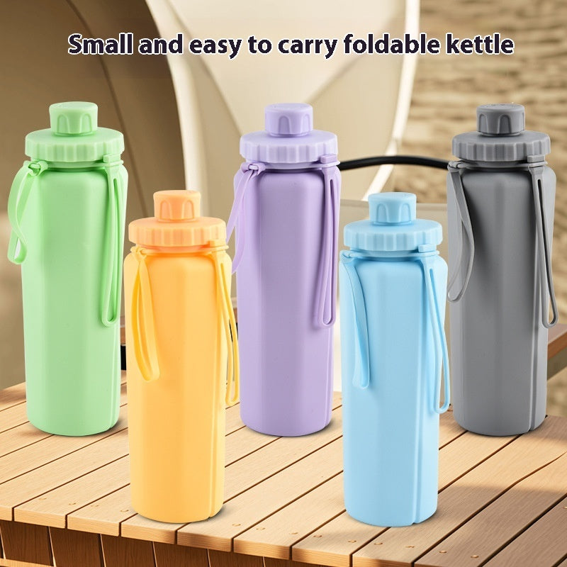 Silicone Folding Cups Outdoor Sports Bottle