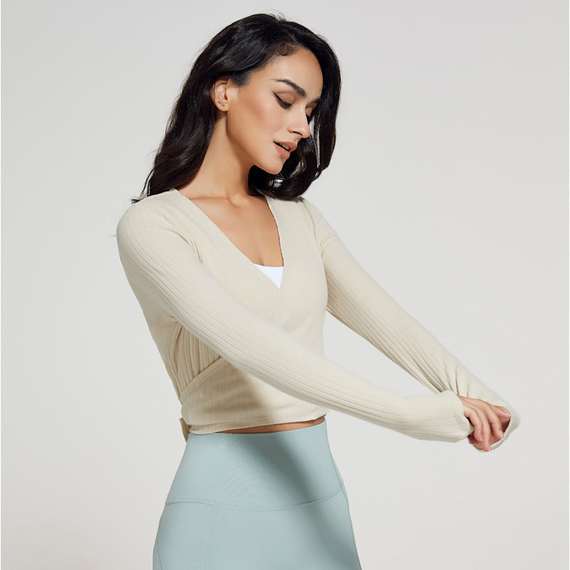 Women's Loose Breathable Long-sleeved Yoga Clothes