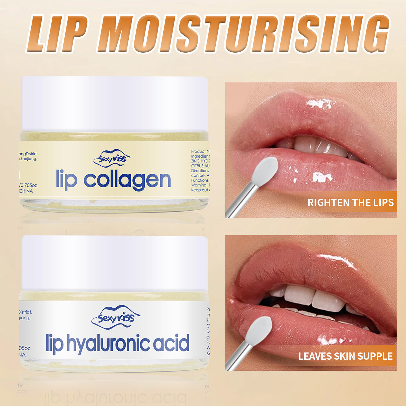 Nourishing Moisturizing Brightening Lip Color Sleep Lip Balm