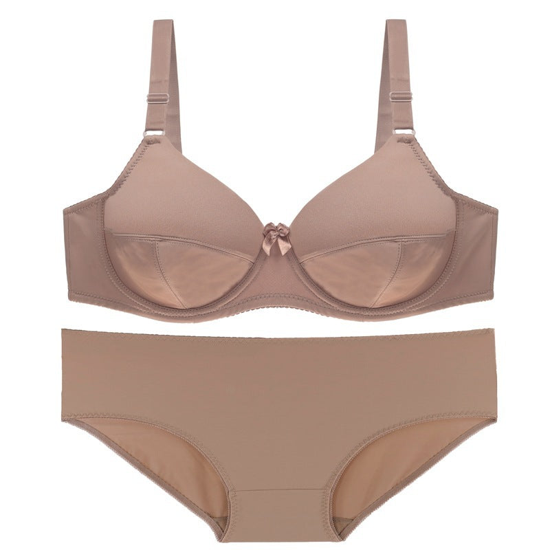 Comfortable Breathable Large Cup Glossy Bra